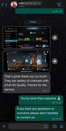 Customer review